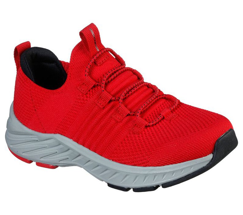 Skechers Pojkar Röda/Svarta Slip On - Elite Rush - Sverige (SQEBT-1304)